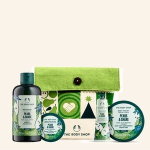 The Body Shop Pears & Share Essential Body Care Holiday Gift Set